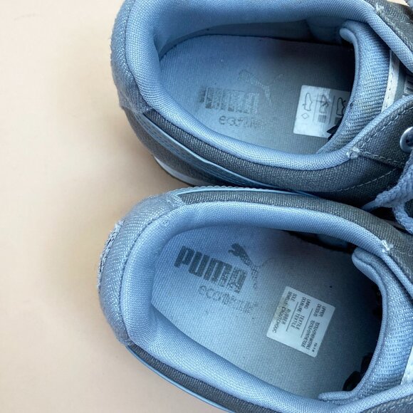 Puma Roma Sneakers - Gray Canvas - Size 8.5 Mens/10 Womens - Picture 3 of 10